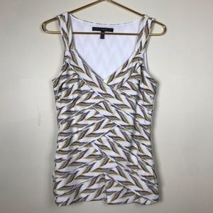 WHBM Layered Front Sleeveless Cami Tank Top